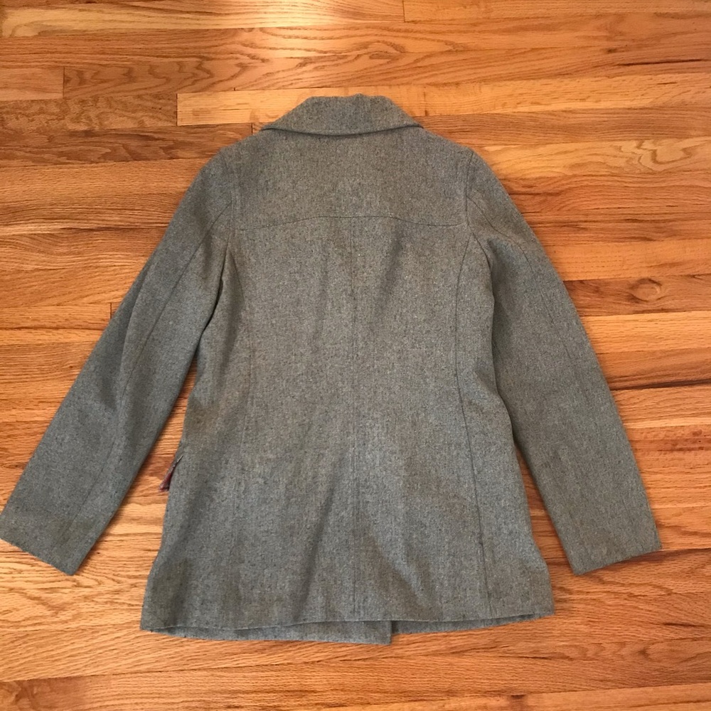 Grey Wool Coat - image 4